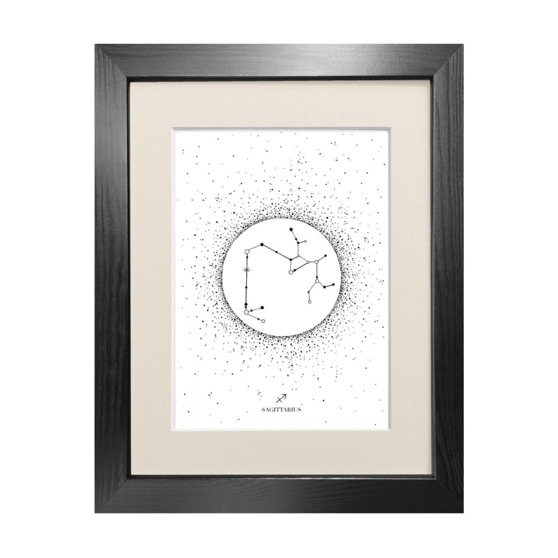 Thumbnail of 'Sagittarius Star Sign' - Fine Art Print A4 image