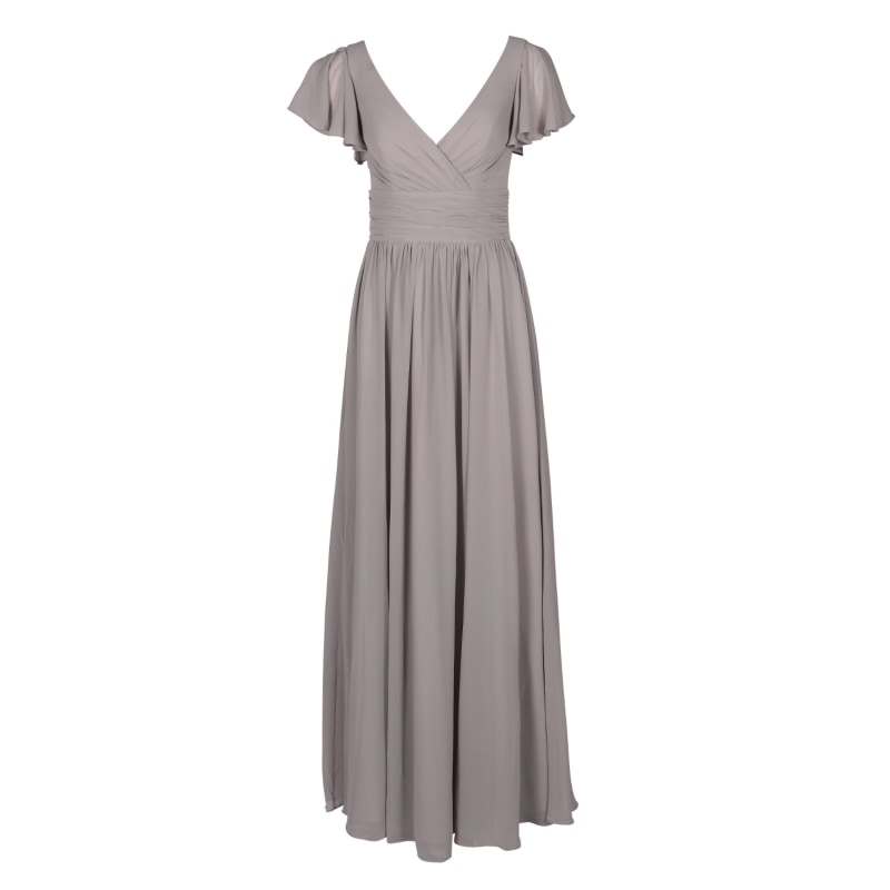 Dove grey prom dress hot sale