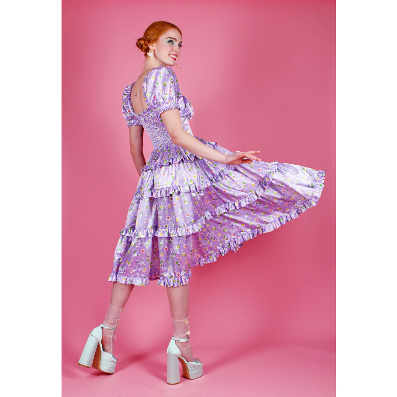 Thumbnail of Falling Pansy Lola Dress image