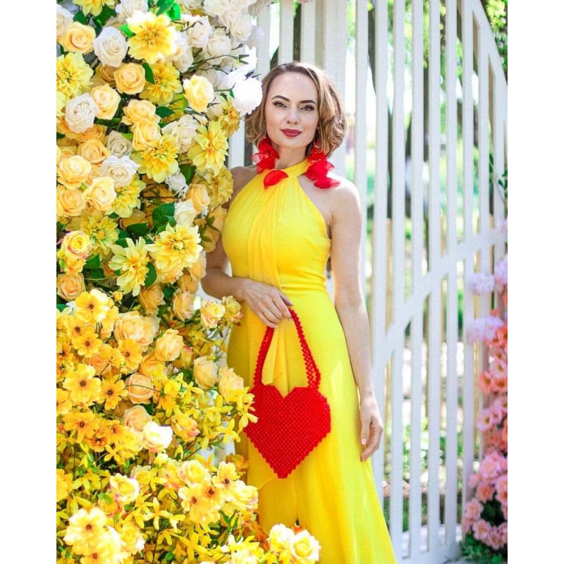 Thumbnail of Aphrodite Maxi Dress - Yellow image