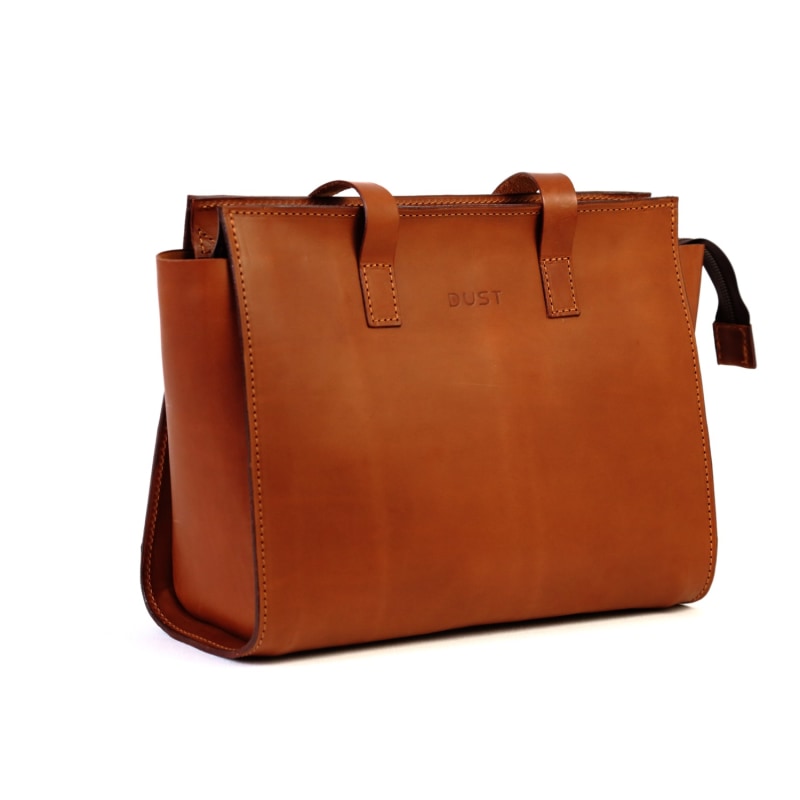 Thumbnail of Leather Shoulder Bag In Cuoio Brown image