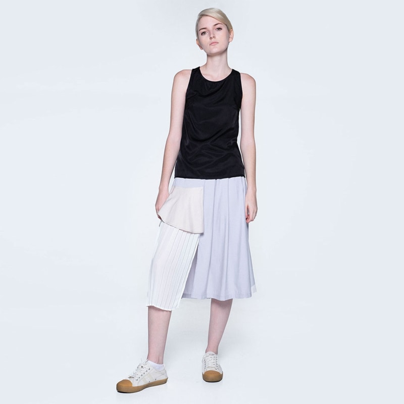 Thumbnail of Tivri Asymmetric Back Top In Cavier image