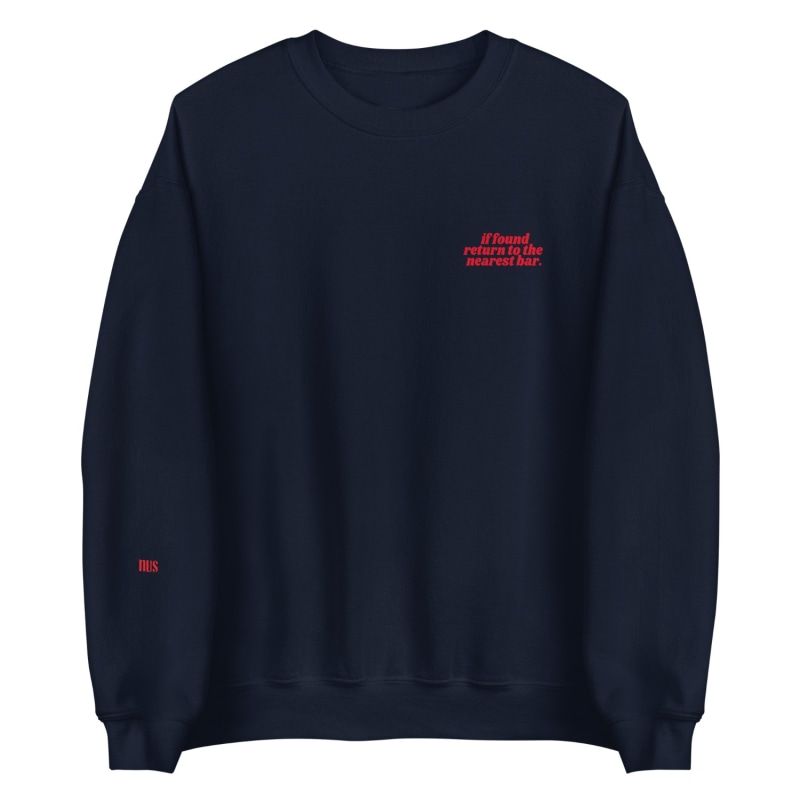 Thumbnail of Return To The Bar Sweatshirt- Navy image