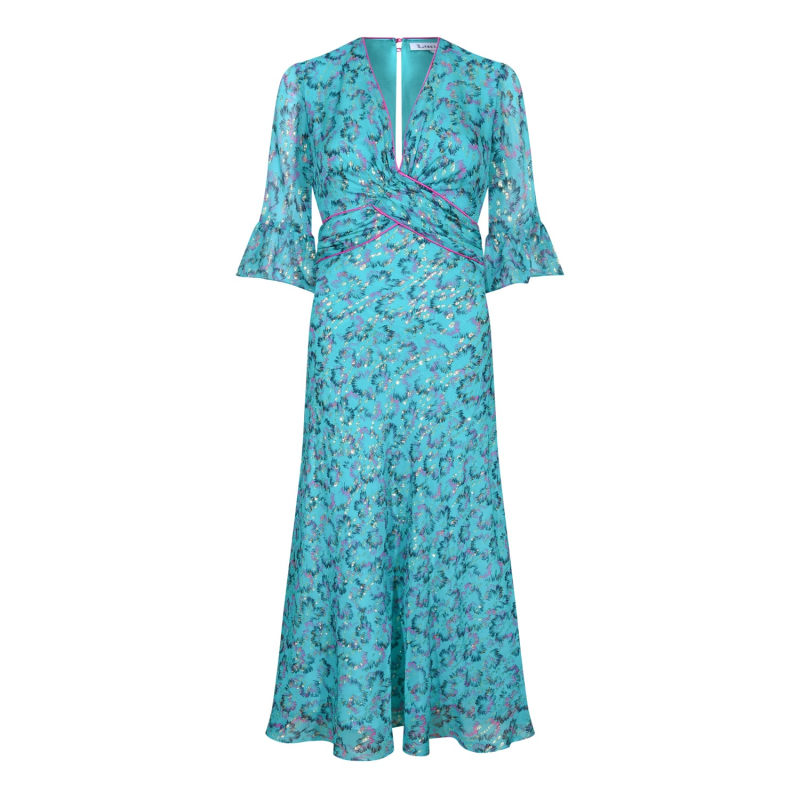 Thumbnail of Millie Dress Green Awakening Print image