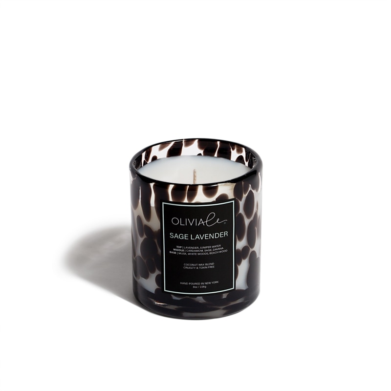 Thumbnail of Sage Lavender Leopard Candle Small image