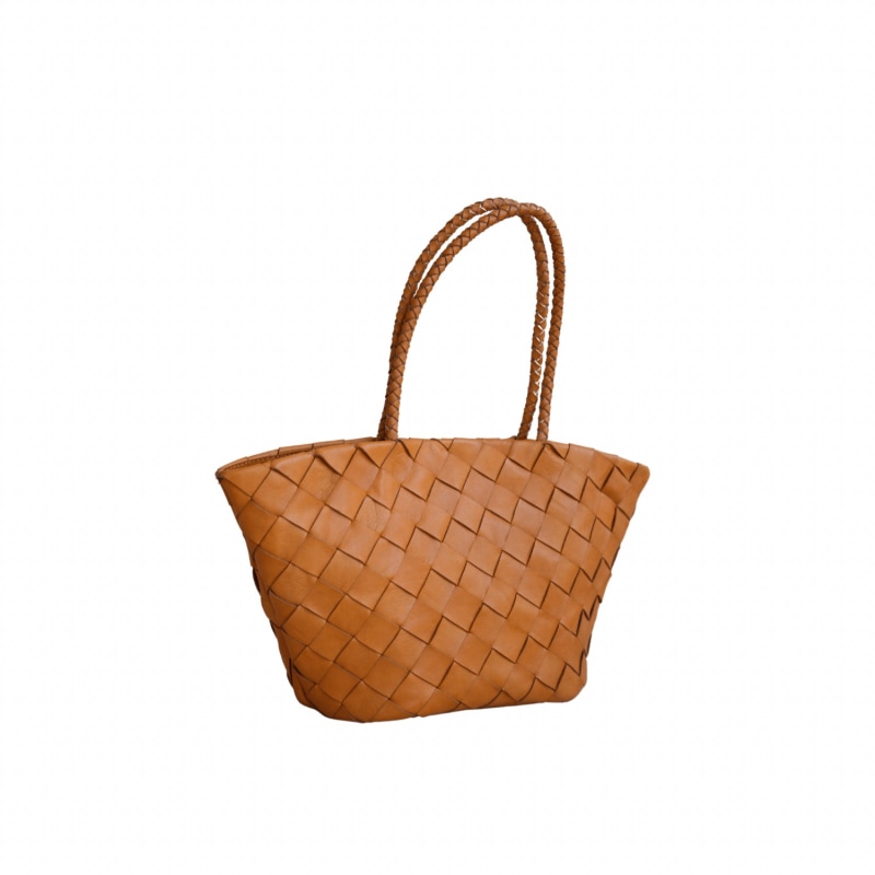 Thumbnail of Oaklee Handwoven Leather Tote image