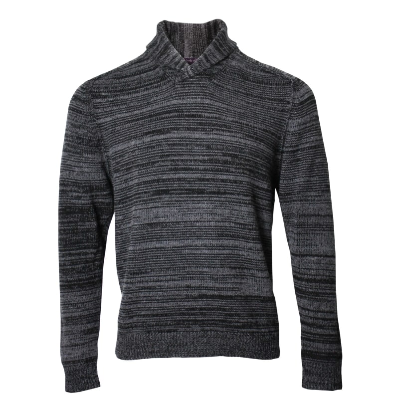 Thumbnail of Sweet Shawl Neck Sweater In Charcoal image