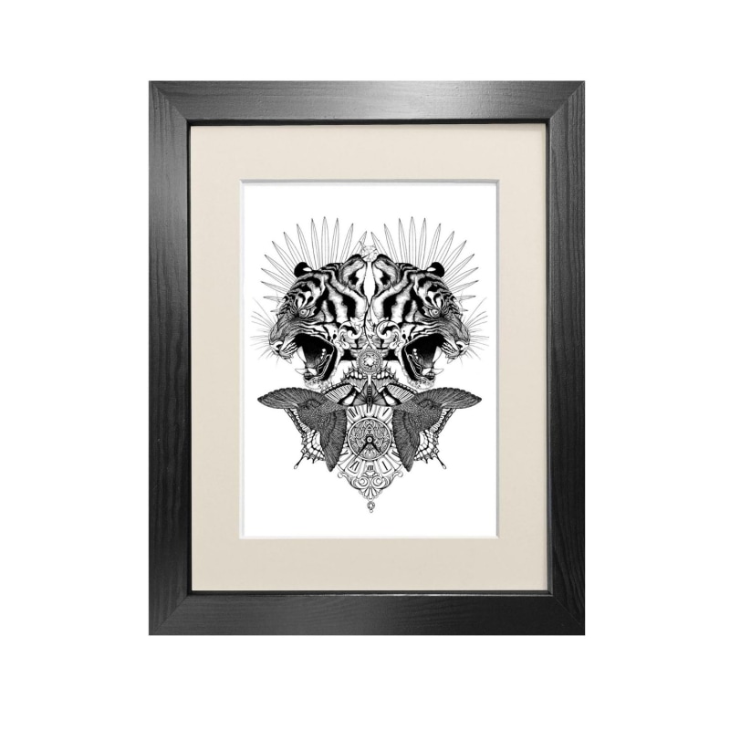 Thumbnail of 'Baroque Tiger' - Fine Art Print A5 image