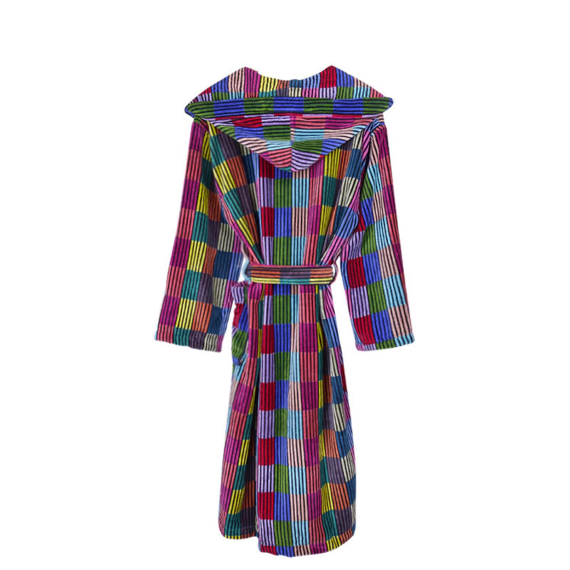 Thumbnail of Women's Hooded Dressing Gown Patchwork image