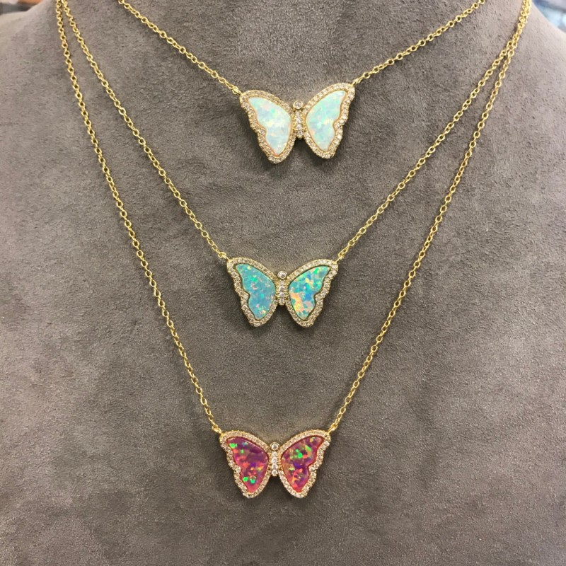 Thumbnail of Opal Butterfly Pink image