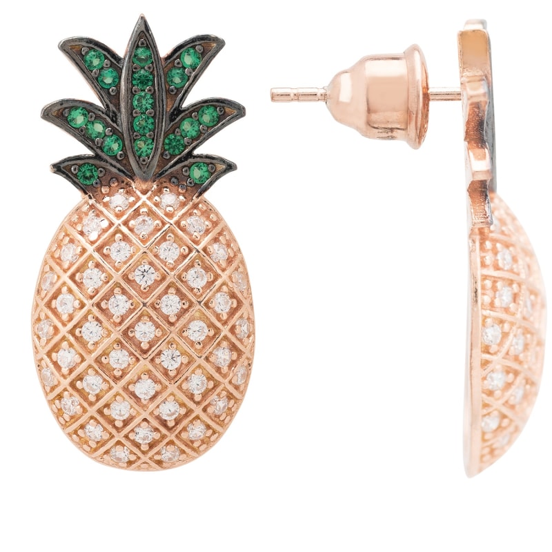 Thumbnail of Pineapple Earrings Rosegold image