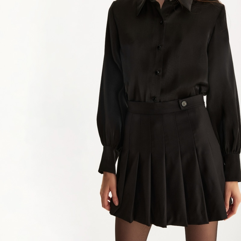 Wool-Blend Mini Skirt main image 0