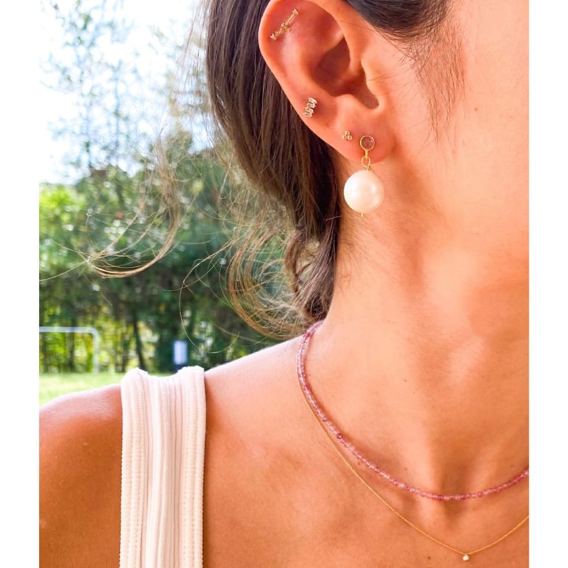 Just pearl jewellery top