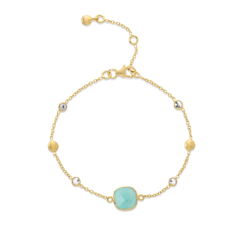 Thumbnail of Iseo Amazonite & Gold Vermeil Bracelet image