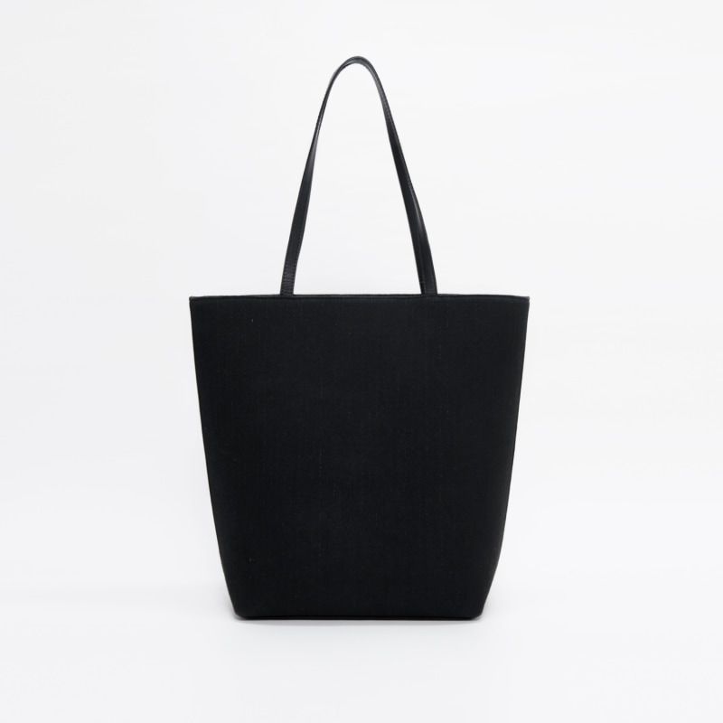 Thumbnail of Monte Carlo Organic Cotton Tote Bag In Oyster Black image