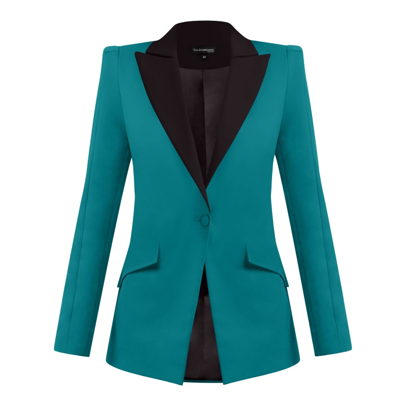 Turquoise color blazer online