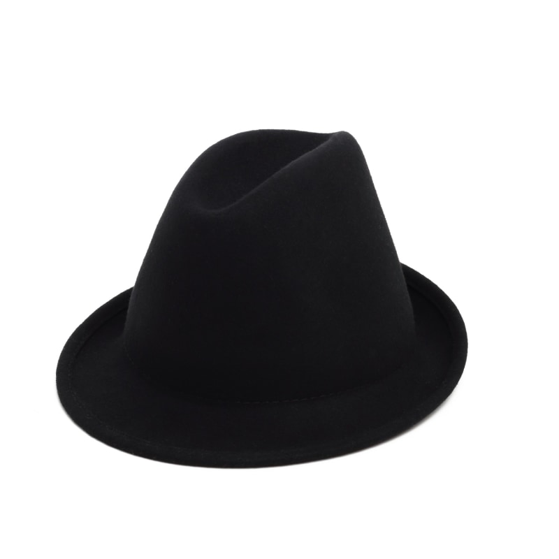 Thumbnail of Beautiful Black Stylish Felt Hat image