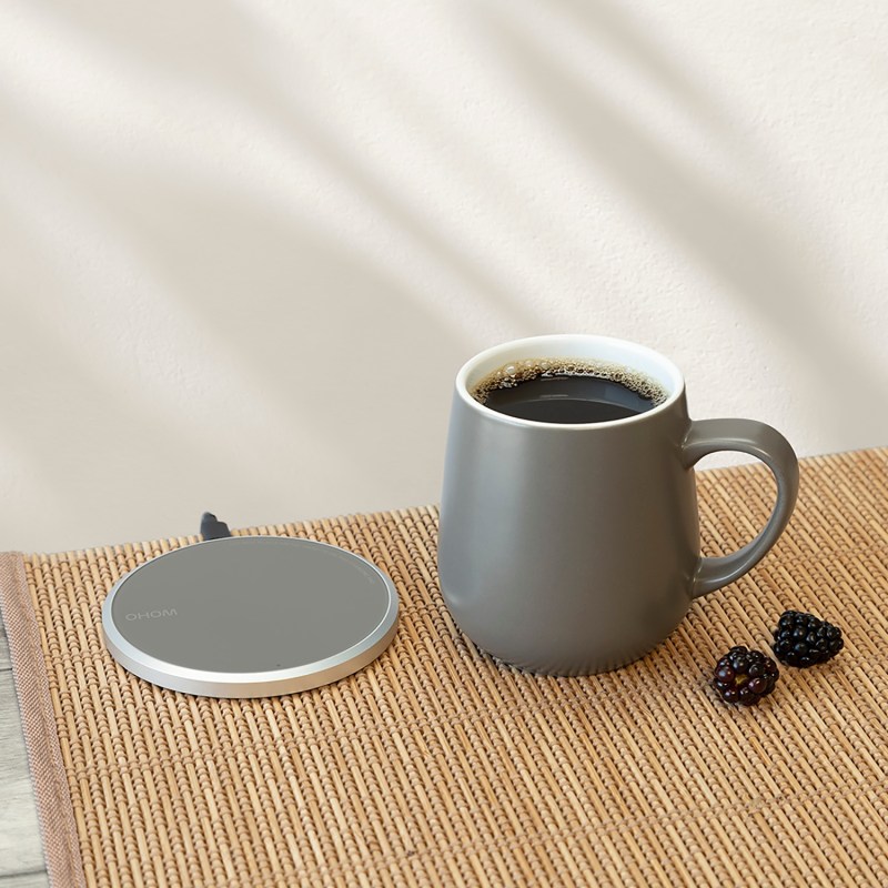 Thumbnail of Ui Fine Ceramic Self-Heating Mug -Stone Grey image