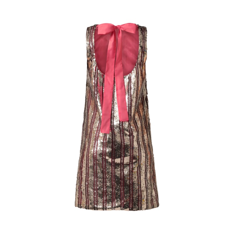 Thumbnail of Imu - Sequins Shift Dress silver image