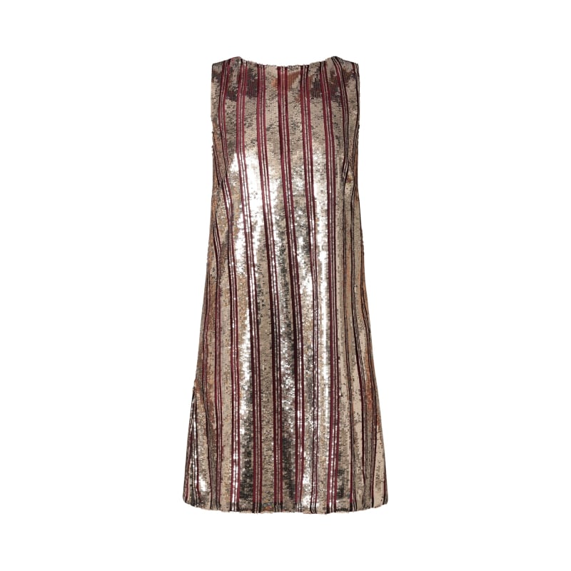 Thumbnail of Imu - Sequins Shift Dress silver image