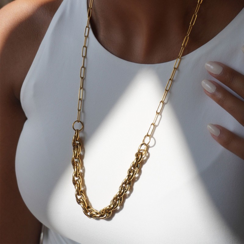 Thumbnail of Gold Multi Chain Necklace image