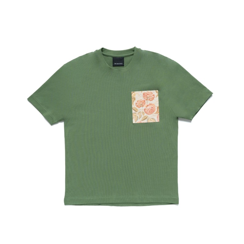 Inimigo Pocket Flower Monogram Comfort Grenn T-Shirt