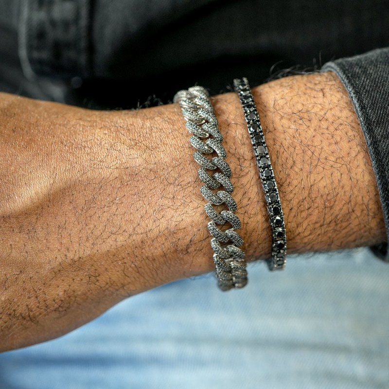 Bracelet black diamond discount