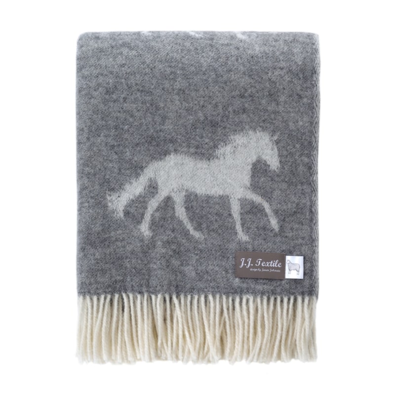 Thumbnail of Grey Horse Throw image