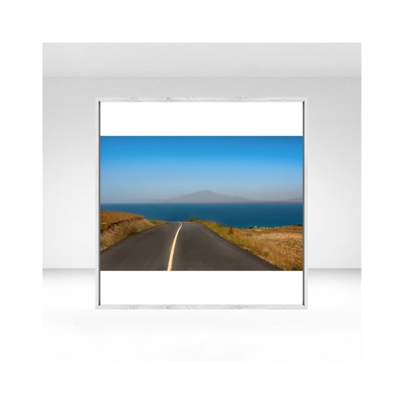 Thumbnail of End Of The Road Lake Van Art Print image