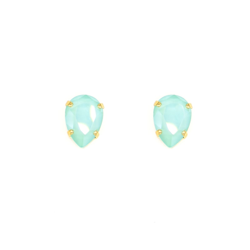 Thumbnail of Mint Green Drop Stud Earrings image