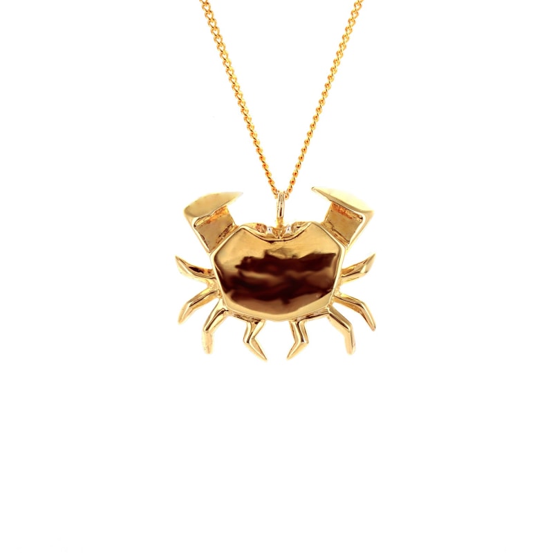 Thumbnail of Crab Necklace Gold image