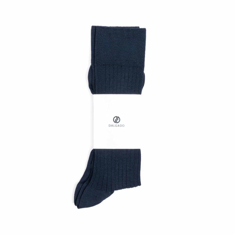 Thumbnail of 3-Pack Scottish Lisle Cotton Socks Blue Alfonso image