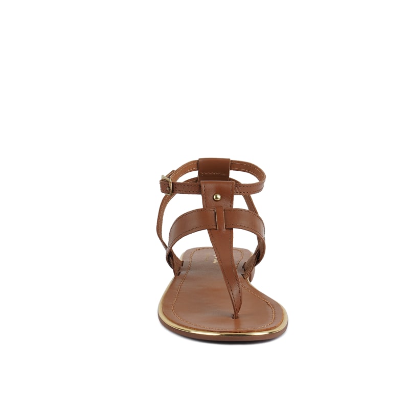 Thumbnail of Irene Tan Flat Thong Sandals image