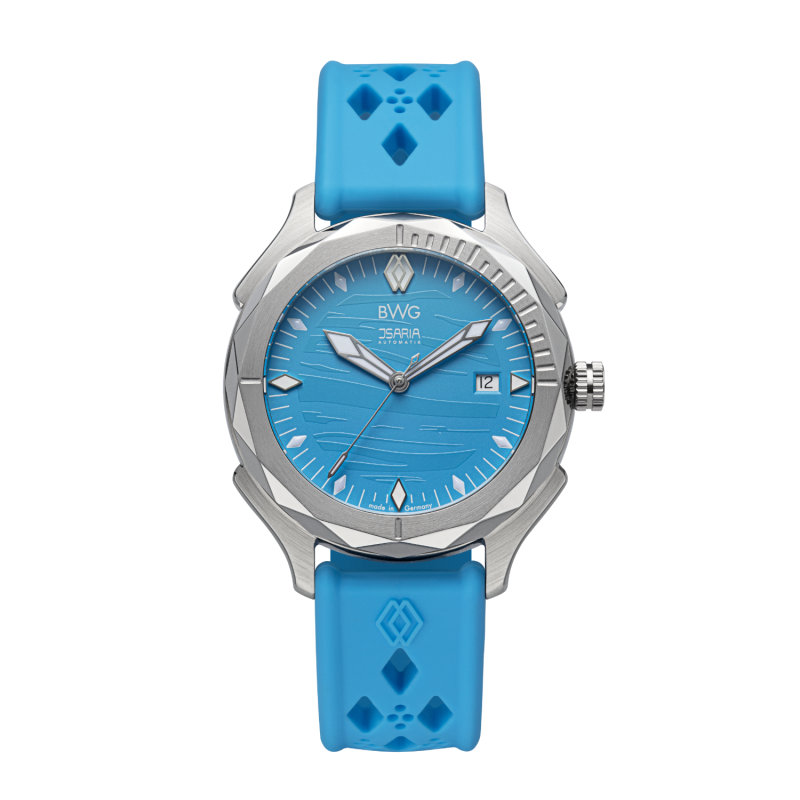 Thumbnail of Isaria Sky Blue Men's Swiss Automatic Watch Made In Germany image