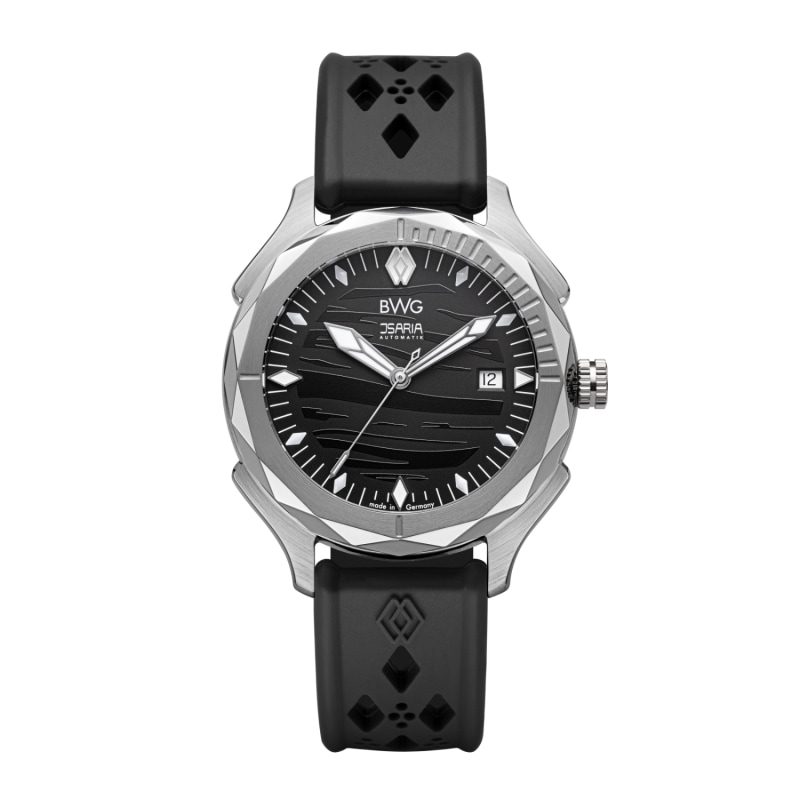 Thumbnail of Isaria Slate Black Men's Swiss Automatic Watch Made In Germany image