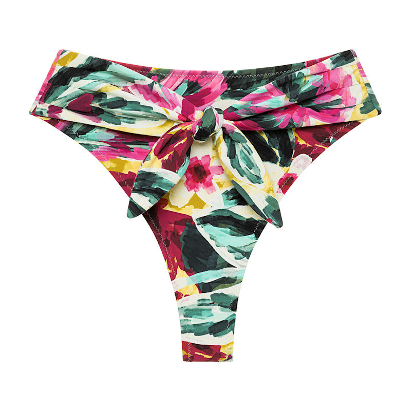 Montce swim floral high waisted top