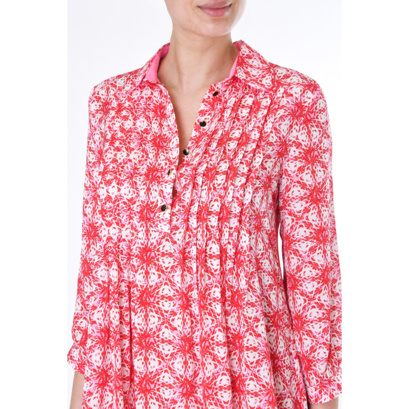 Thumbnail of Isla Shirt Dress Red Startrack Print image