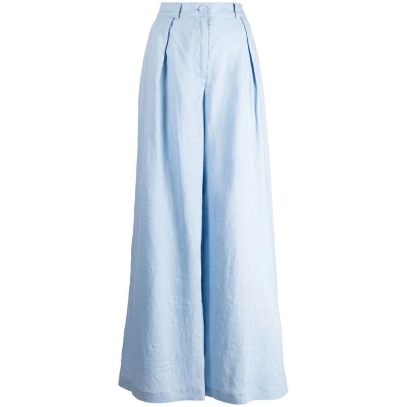 Isola Linen Pants Blue by Cynthia Rowley
