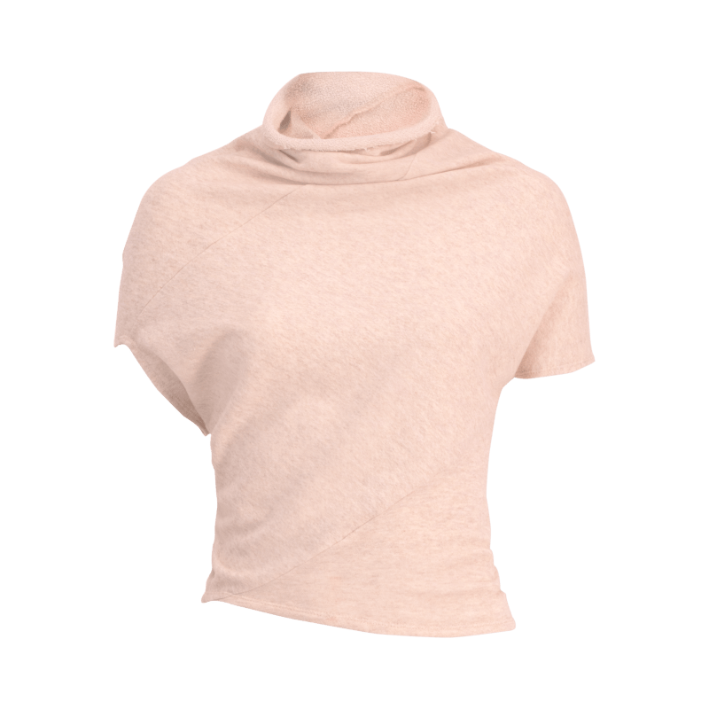 Thumbnail of Sweater Asymmetry Top - Tan image