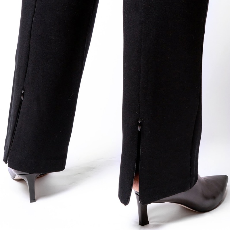 Thumbnail of Luxury Ponte Knit Pants, Pull-On Boot Cut - The Essex image