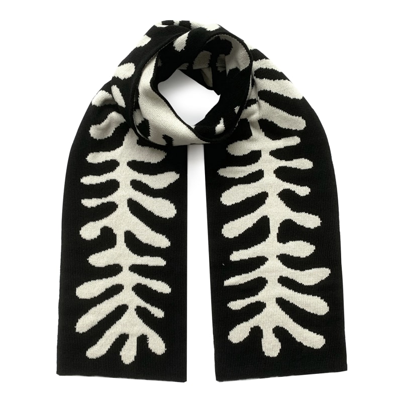 Black Mens Cashmere Scarf