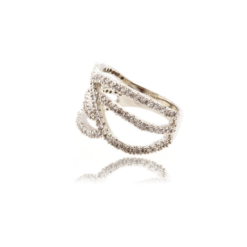 Thumbnail of Silver Luxe Diamond Ring image