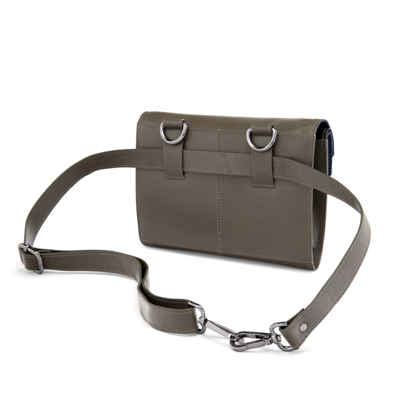 Thumbnail of Crossbody/Waistbag Plenty In Olive Black  & Croco image