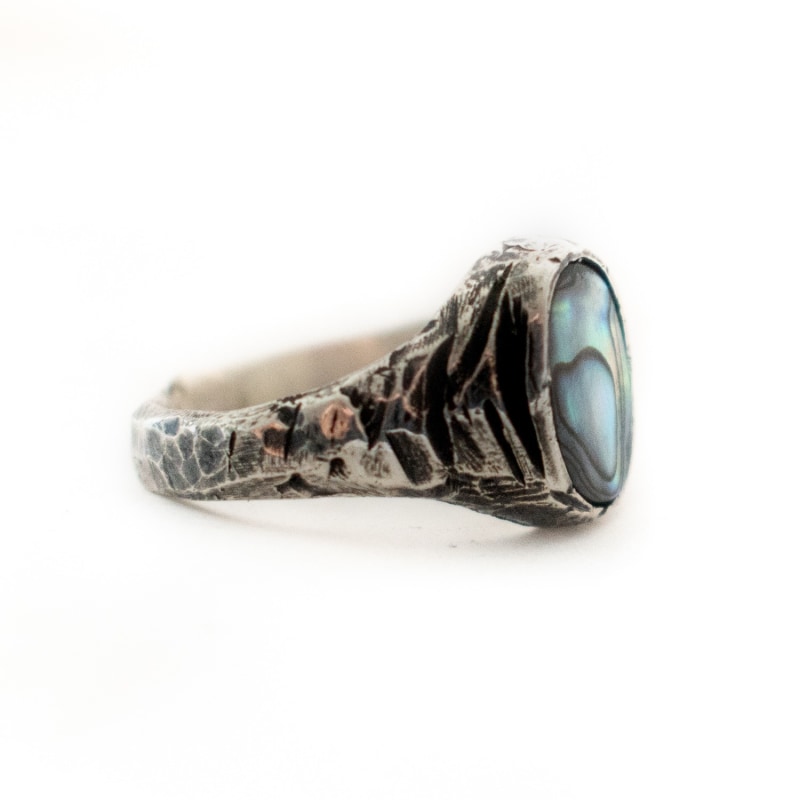 Thumbnail of Jack Sparrow - Abalone Shell Signet Ring image