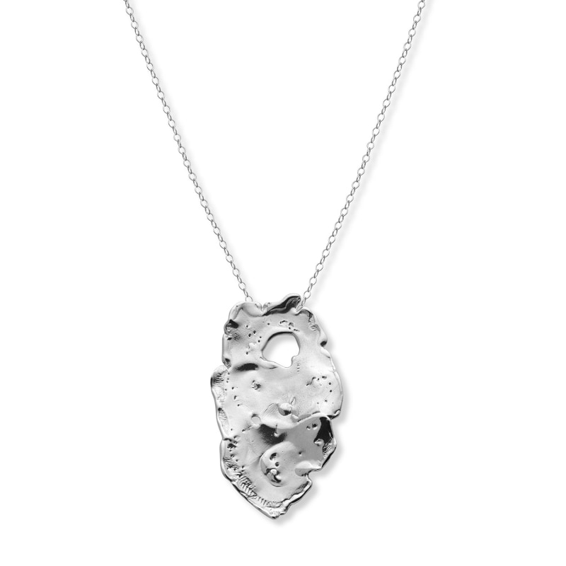 Thumbnail of Talisman Full Moon Necklace Silver image