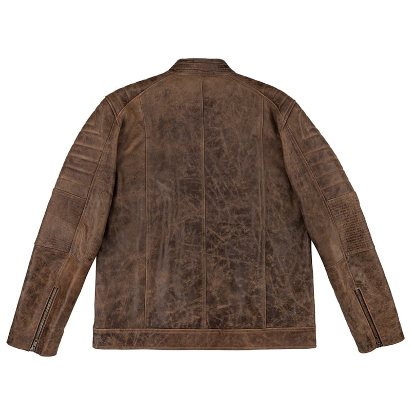 Thumbnail of Death Valley Racer Leather Jacket- Brown image