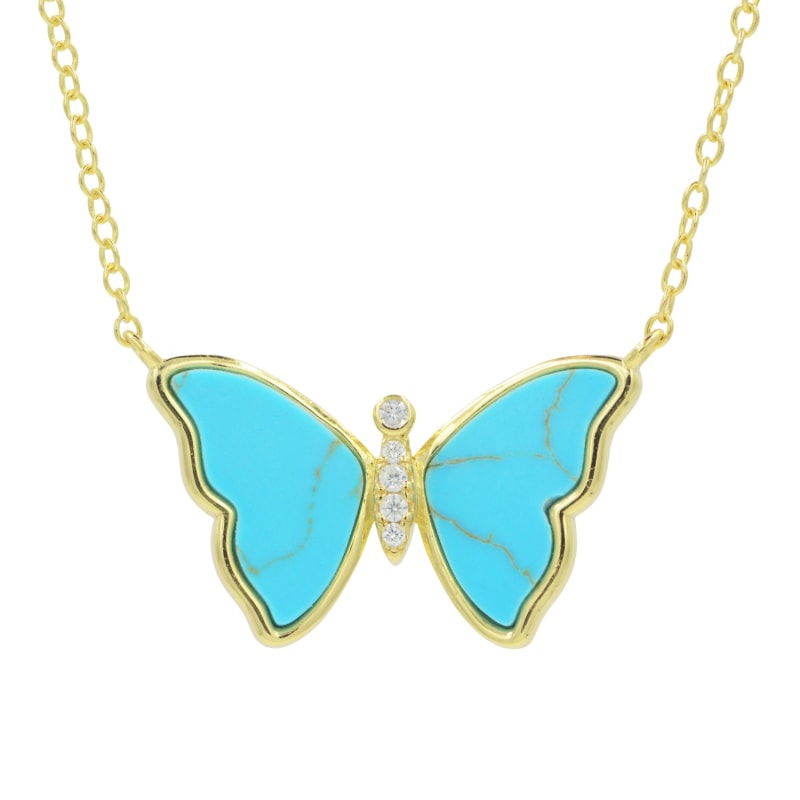 Turquoise Butterfly by KAMARIA