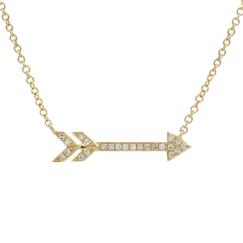 Thumbnail of Diamond Arrow Necklace image