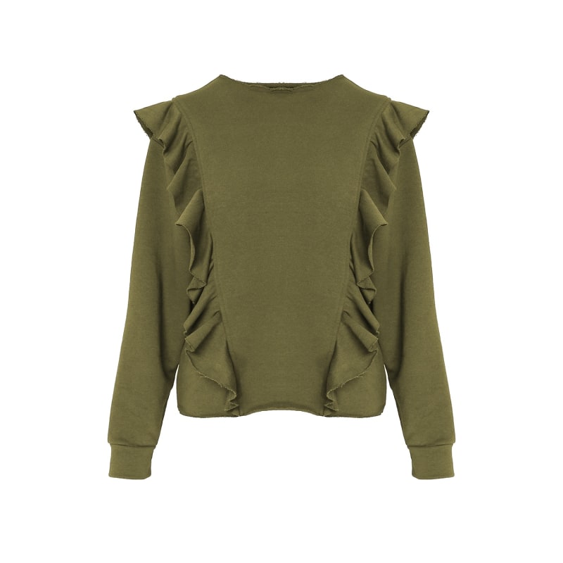 Thumbnail of Talma Khaki Cotton Sweatshirt image