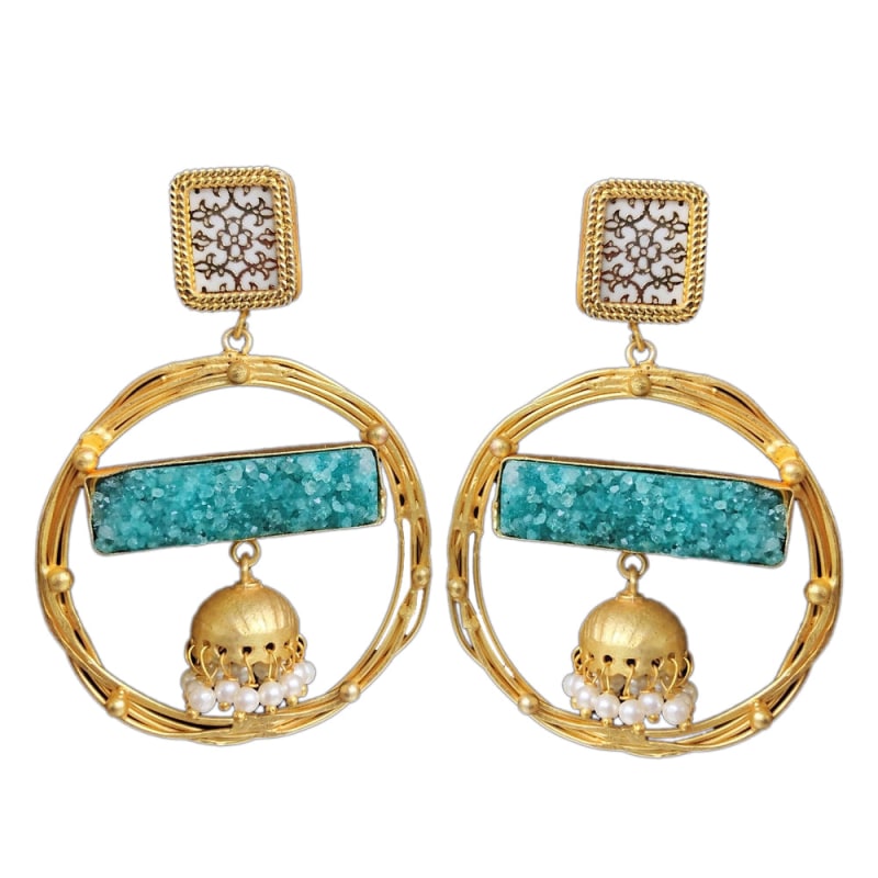 Thumbnail of J'adore Turquoise Earrings image